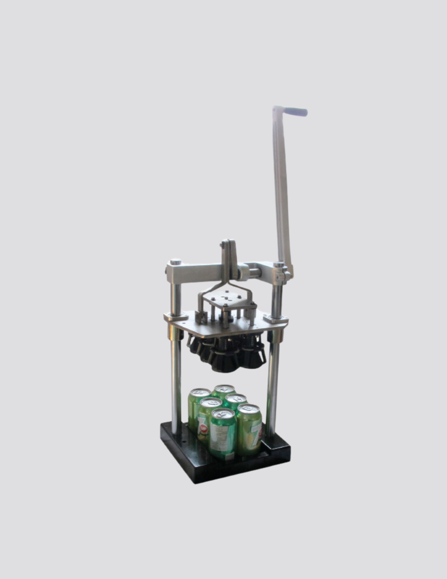 6 Pack Ringing Machine for applying cardboard rings