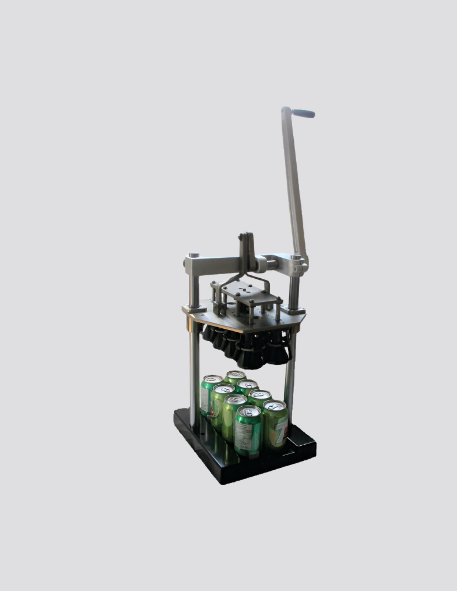 8 Pack Ringing Machine for applying cardboard rings