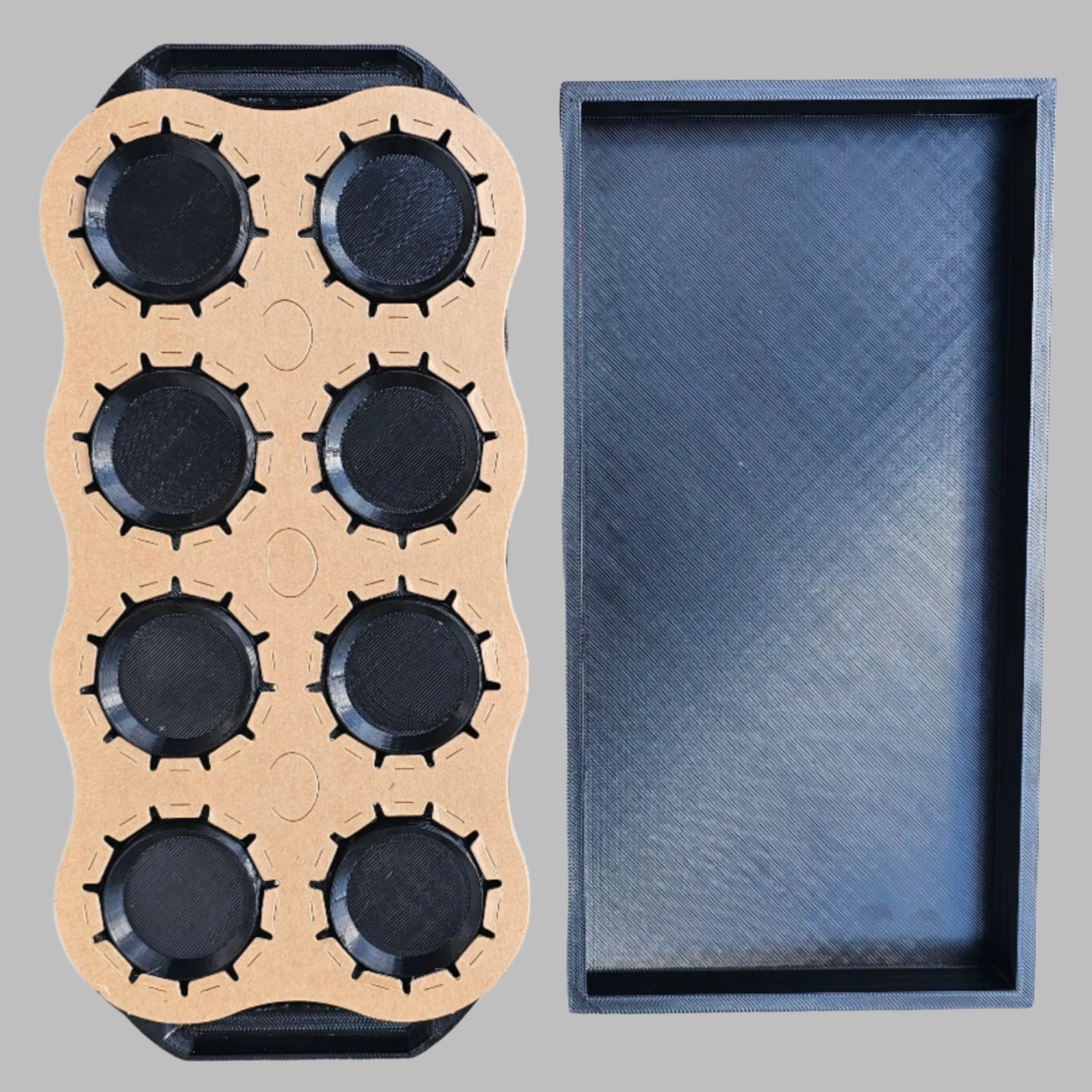 Hand press Ringing Machine for applying cardboard rings in 6 Packs or 8 Packs